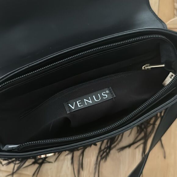 VENUS crossbody black purse NWOT - Picture 4 of 6